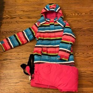 Girls 2 Piece Skiing/Snow Suit, Like New, EU 146, Girls Size L, 10 - 12